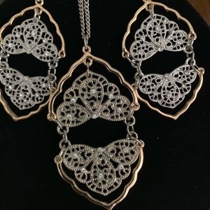 Maurices fashion necklace and earrings set.